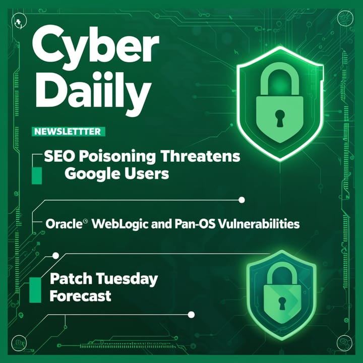 Cyber Daily 11/11: CISA Alerts on Critical CVE-2024-8934, SEO Poisoning Threatens Google Users, Oracle WebLogic and PAN-OS Vulnerabilities, Patch Tuesday Forecast